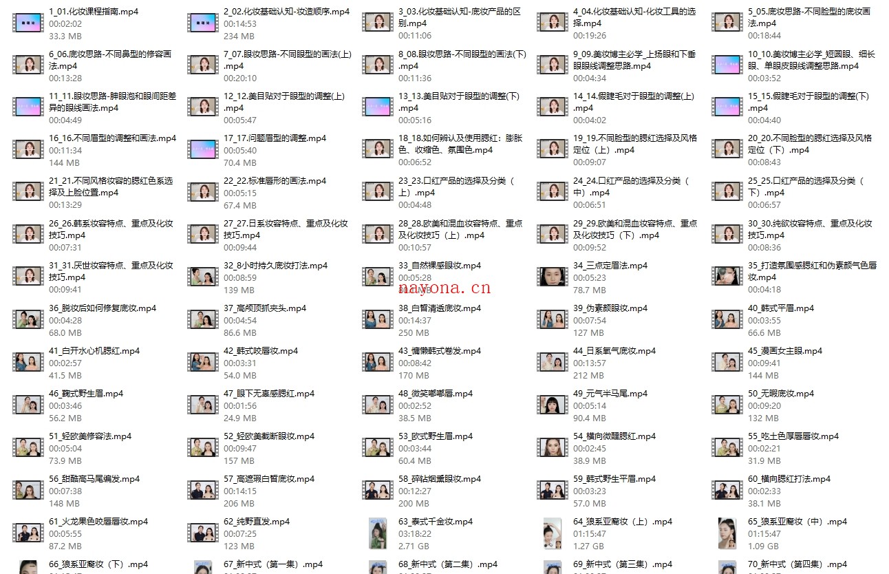 马小花《零基础日常妆容课》形象提升