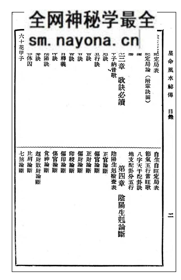 《星命风水秘传百日通》