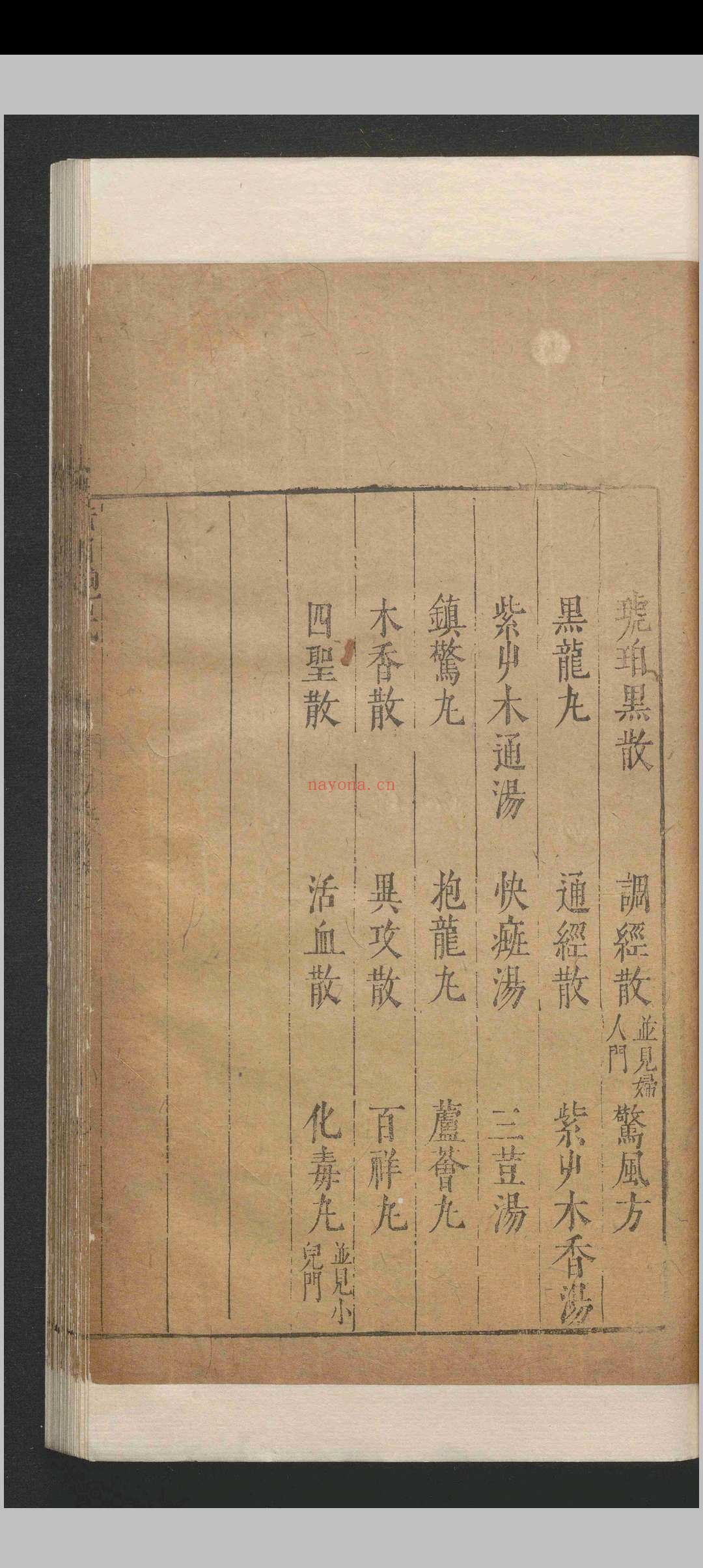 新刊医方约说.二卷.鲍叔鼎.明嘉靖间.刻本