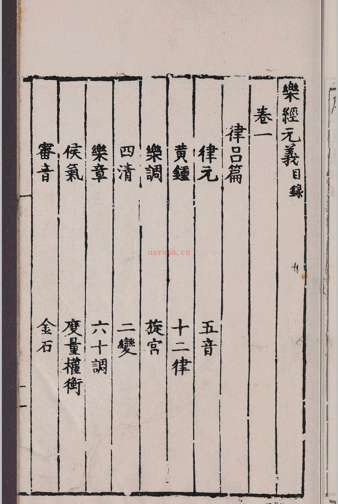 乐经元义.八卷.刘濂.明嘉靖间
