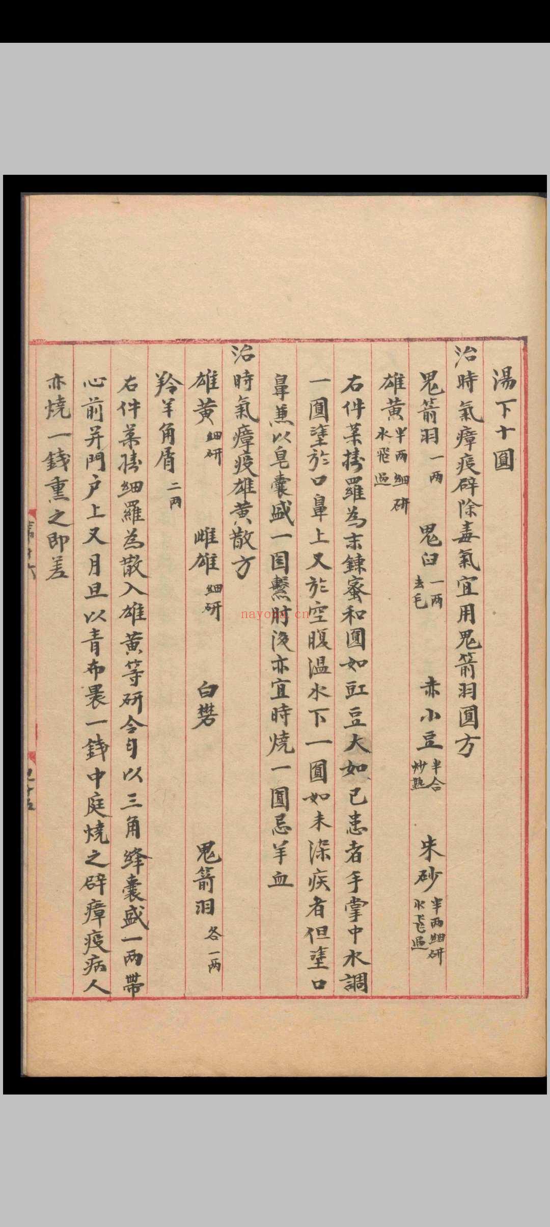 太平圣惠方.一百卷.王怀隐等.清