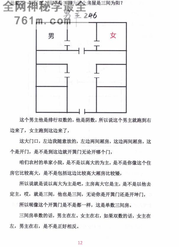 像法一宅断无风道