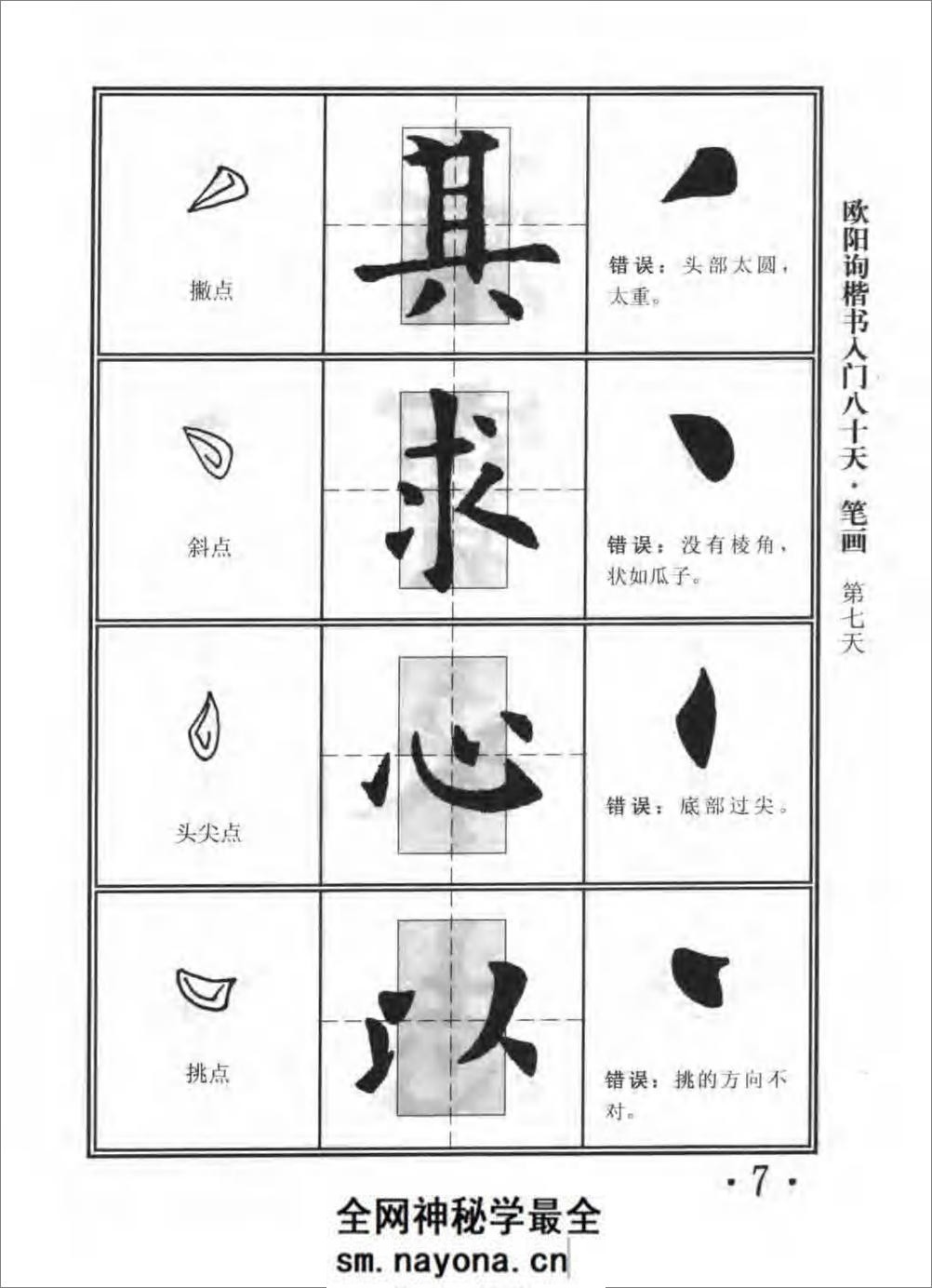 楷书入门80天欧阳询 - 第12页预览图