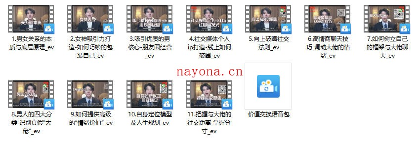 梵公子《向上社交破圈升思维课》