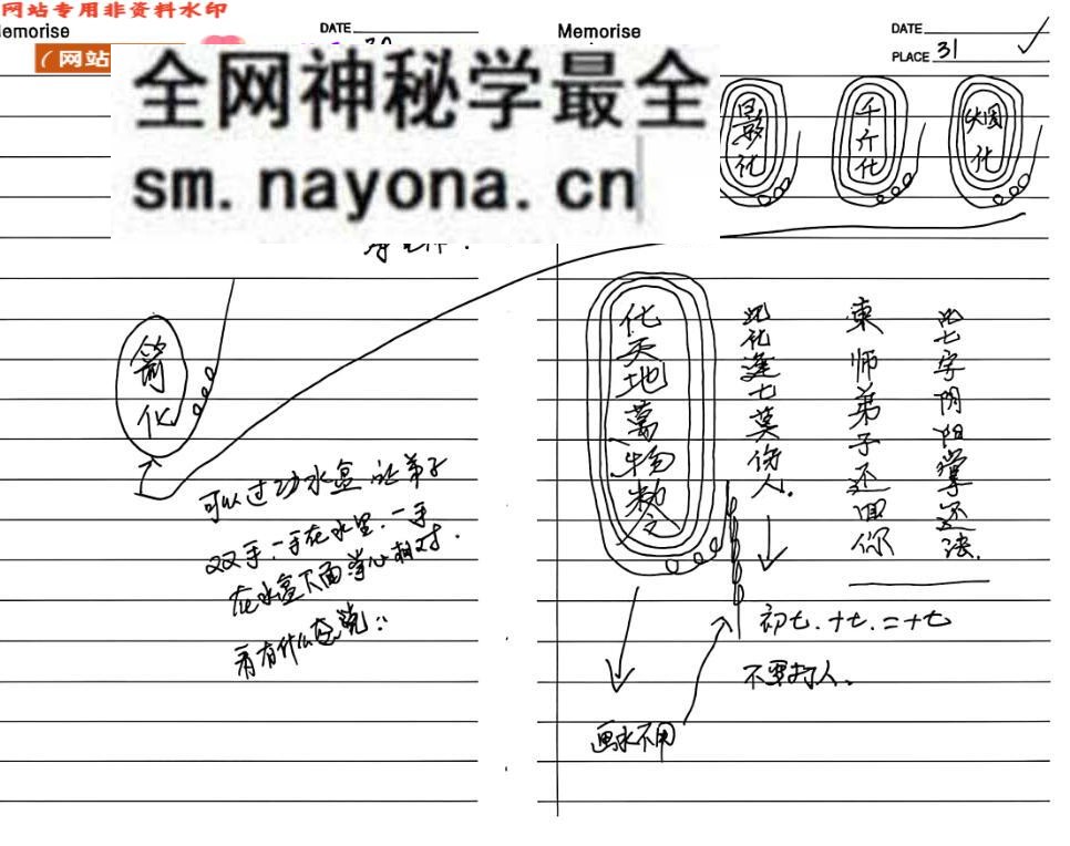 《华光法术-笔记手稿》