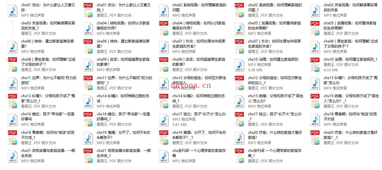 陈海贤《家庭关系21讲》
