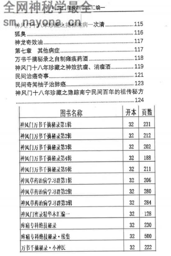 秘录精华本汇编一