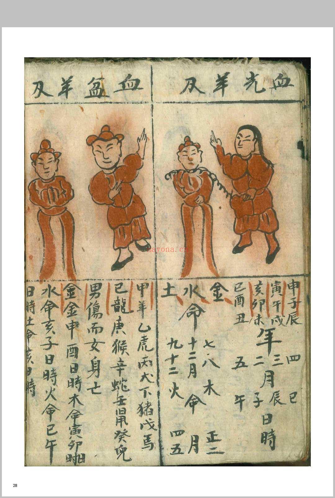 正一值本命解关男女吉凶科用