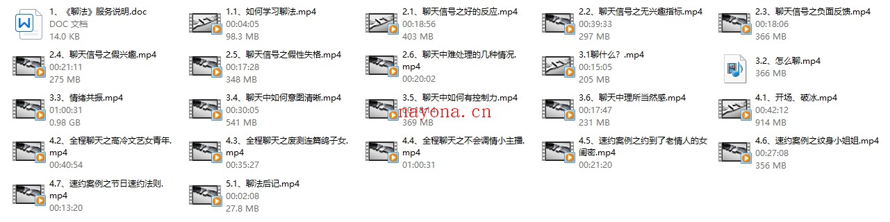 爱上情感系列《聊法》