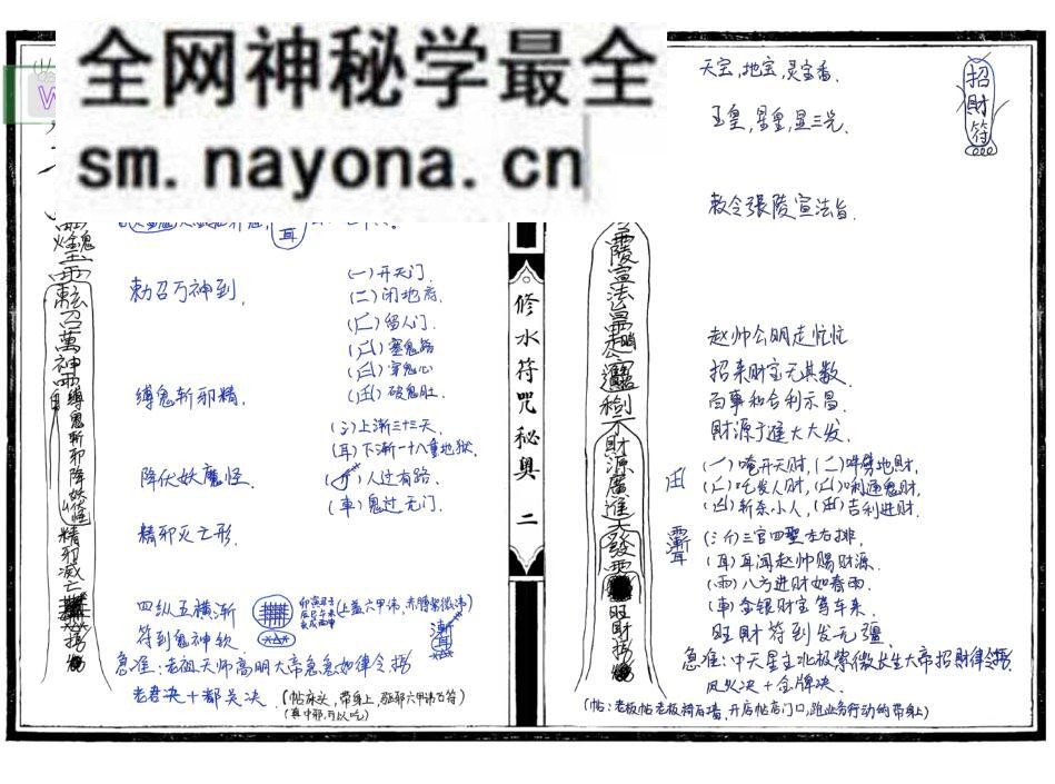 修水符咒秘奥-修水戴家符秘奥 戴祥柳