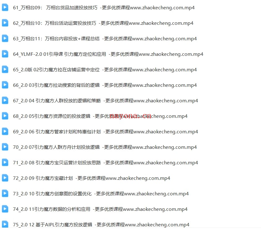 2024万相无界直引万运营实操,4.0升级版,系统化课程 理论+实操【Bf-0022】
