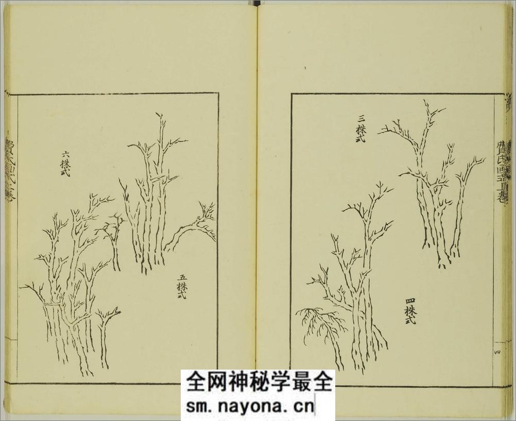 费汉源山水画式.上中下卷.清费汉源撰.天明9年和刊本.1789年 - 第17页预览图