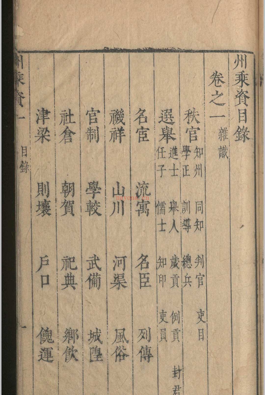 州乘资.四卷.邵潜.明弘光元年 州乘资.四卷.邵潜.明弘光元年