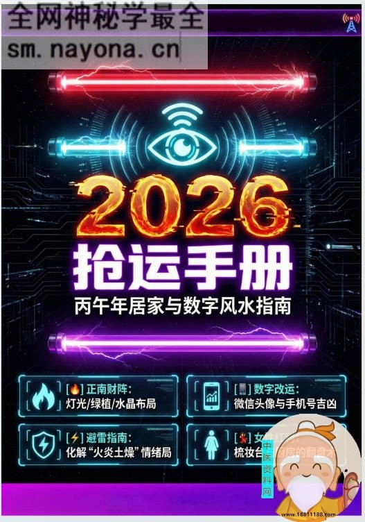 2026丙午年抢运手册抢占九紫离火运的居家布局图解