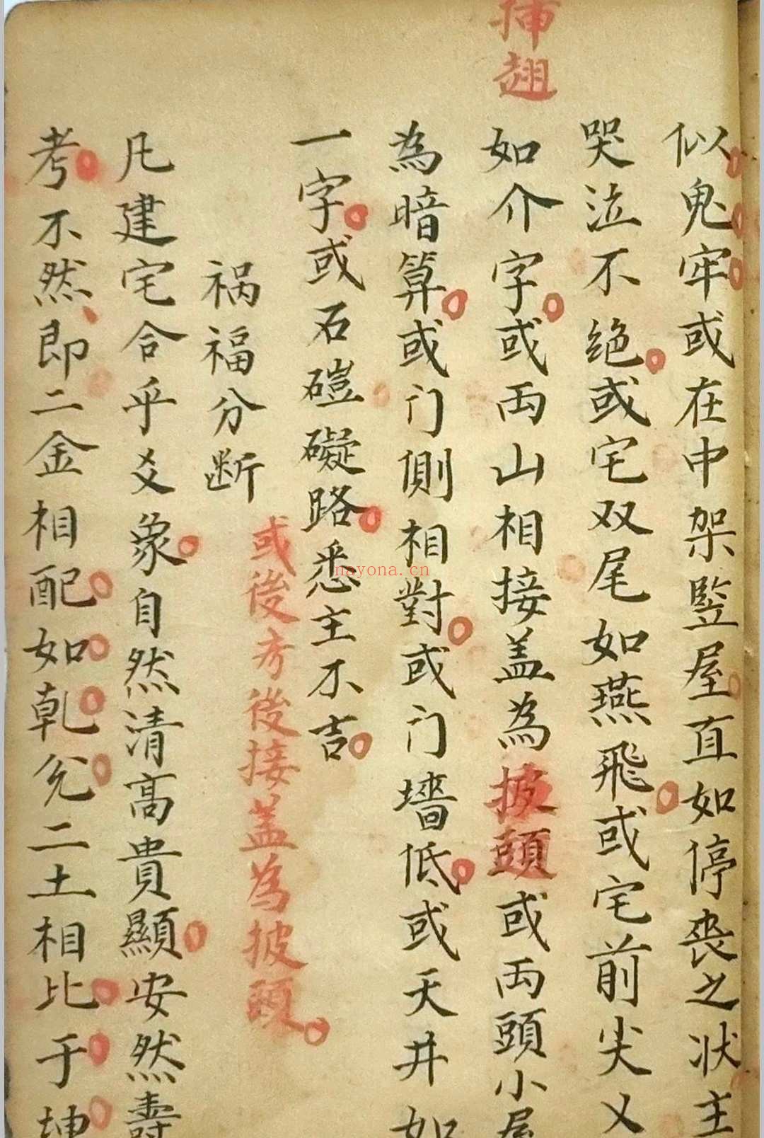 《相宅秘法》