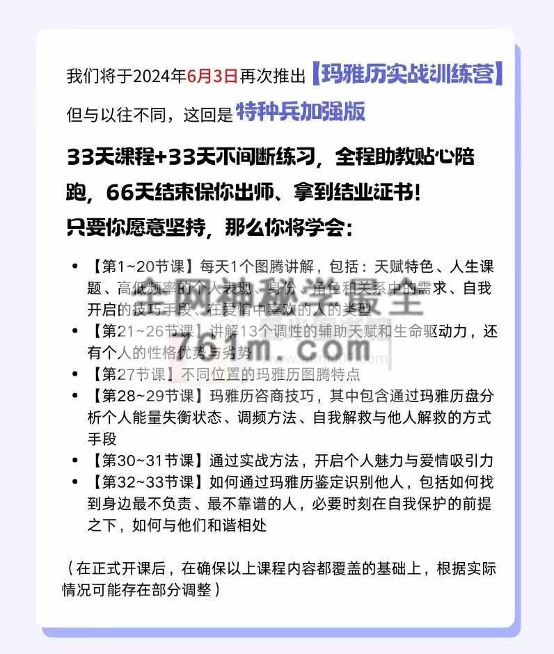 玛雅历特种兵训练营