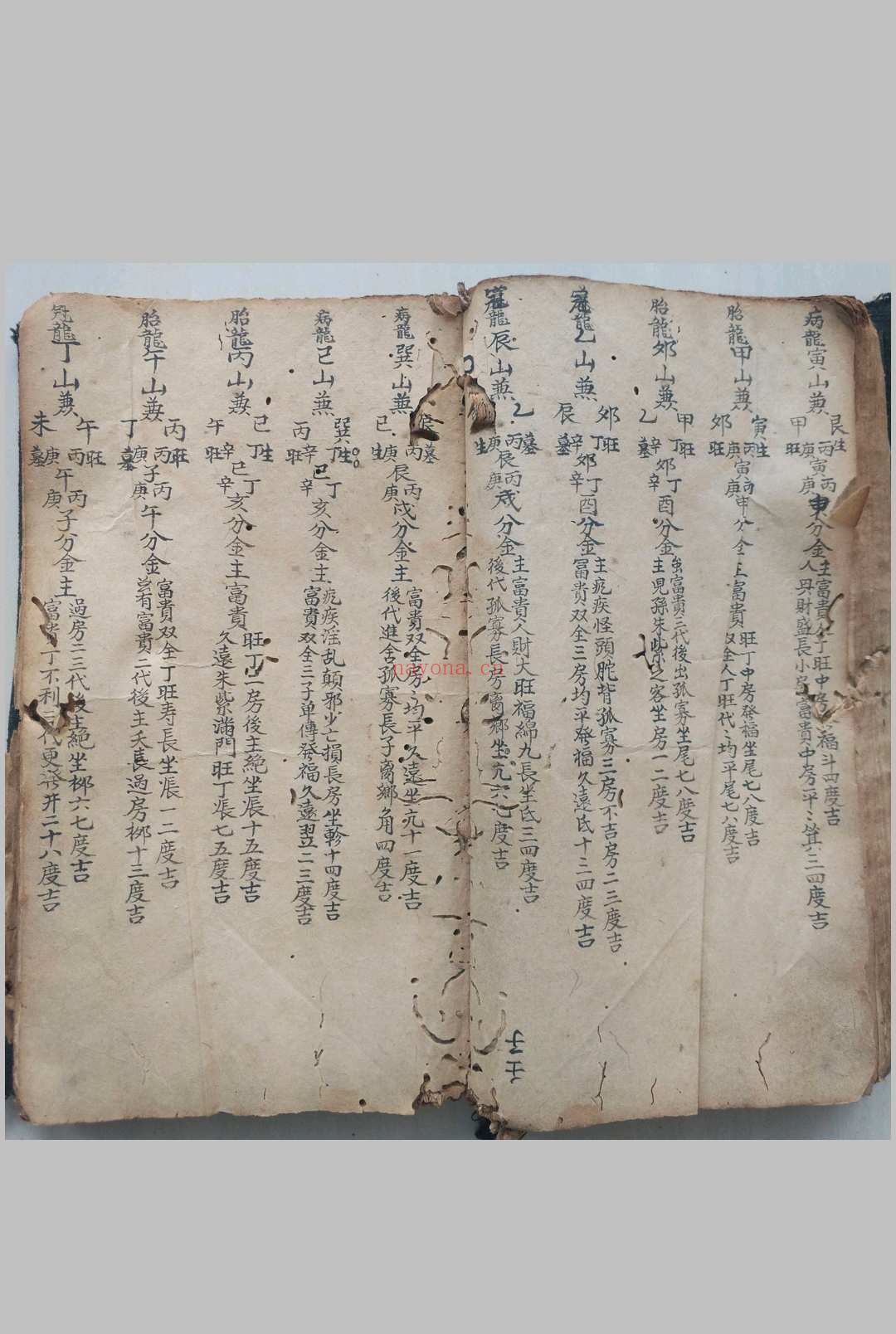 清乾隆年地理秘本