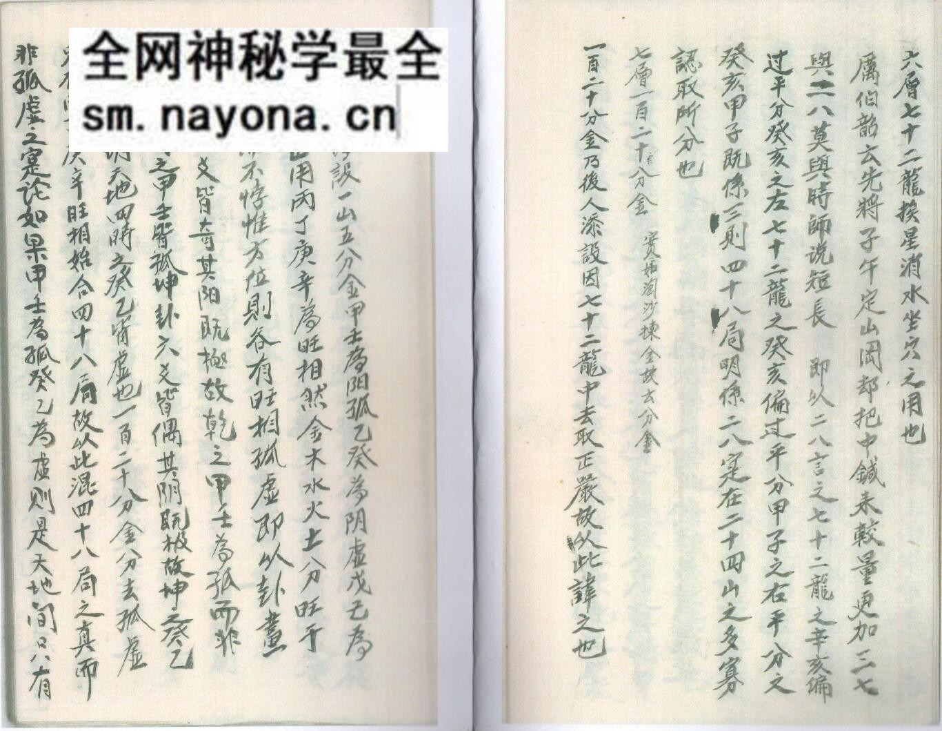 风水古籍《论罗盘层次用法》