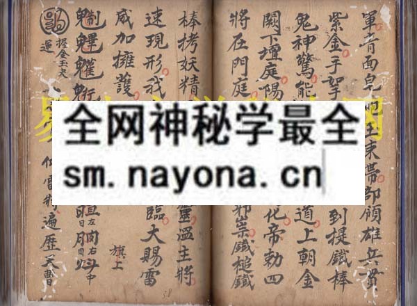 地祗温帅书符法规式 （原书）