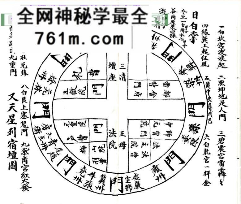 《开天门召将科 混元奇门科》