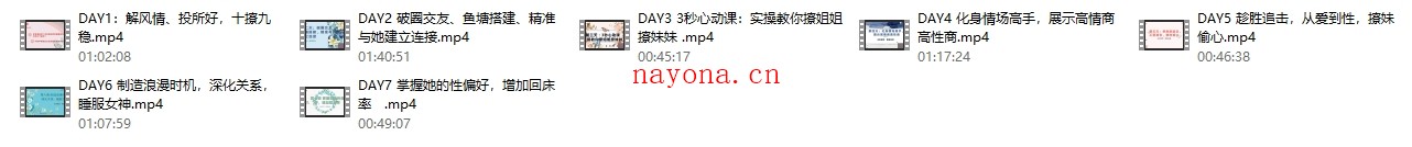 香草妹妹撩妹课《老实人改造、从一见钟情到肌肤之亲,怎么实现》