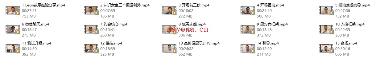 Leon系列《开撩蓝图》
