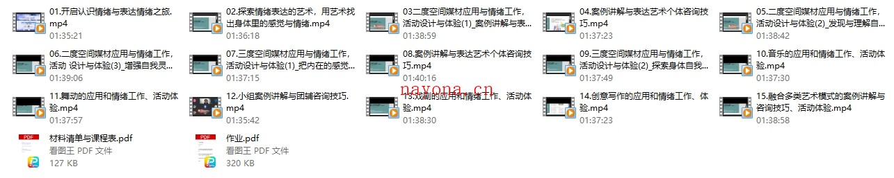 【完结】【表达艺术与情绪疗愈】专题体验+实操课15讲 _ 国际表达艺术治疗师直播授