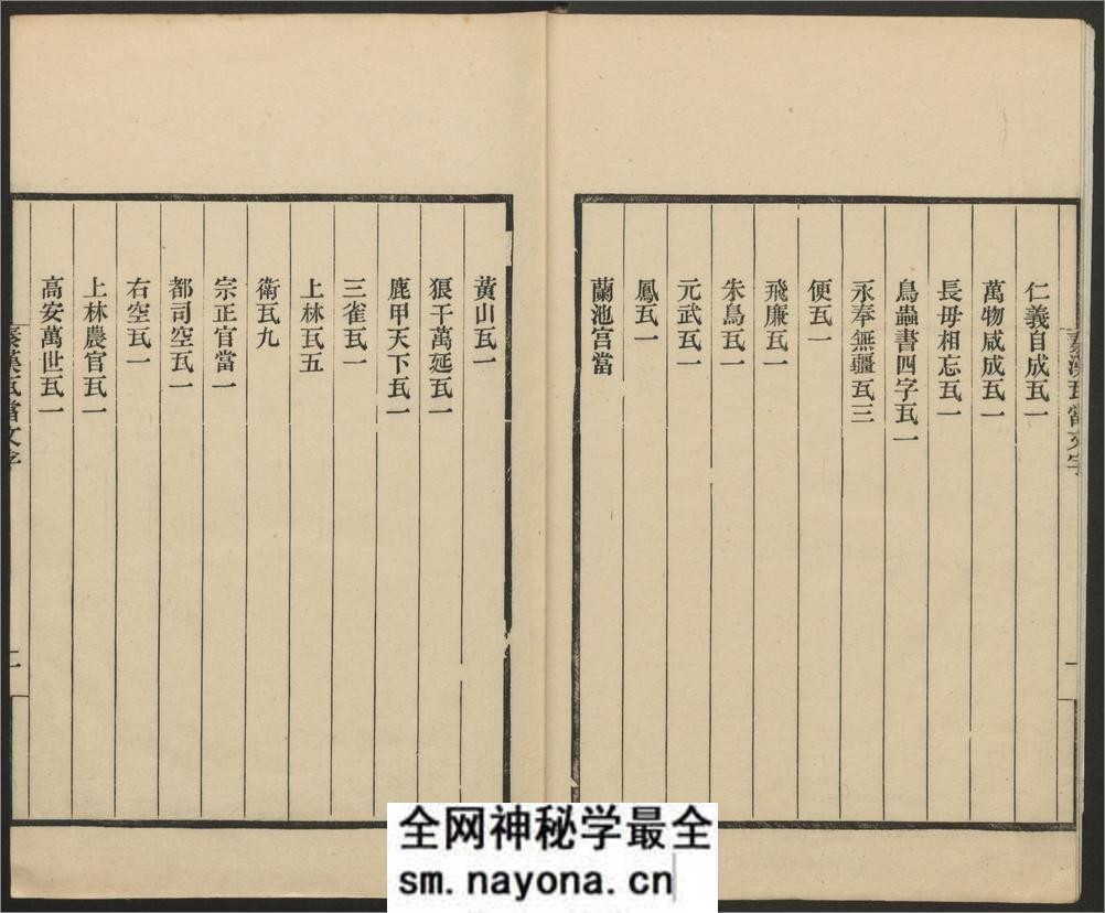 秦汉瓦当文字.二卷.续一卷.程敦撰.清乾隆.横渠书院刊 - 第5页预览图