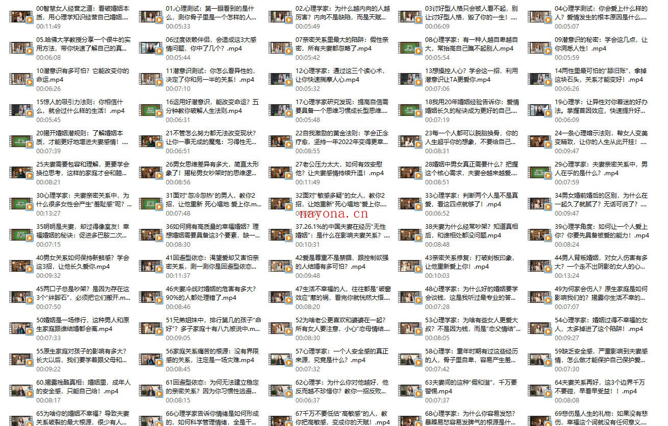 周小鹏新课《给女性的实用社会心理课》96节(完结)