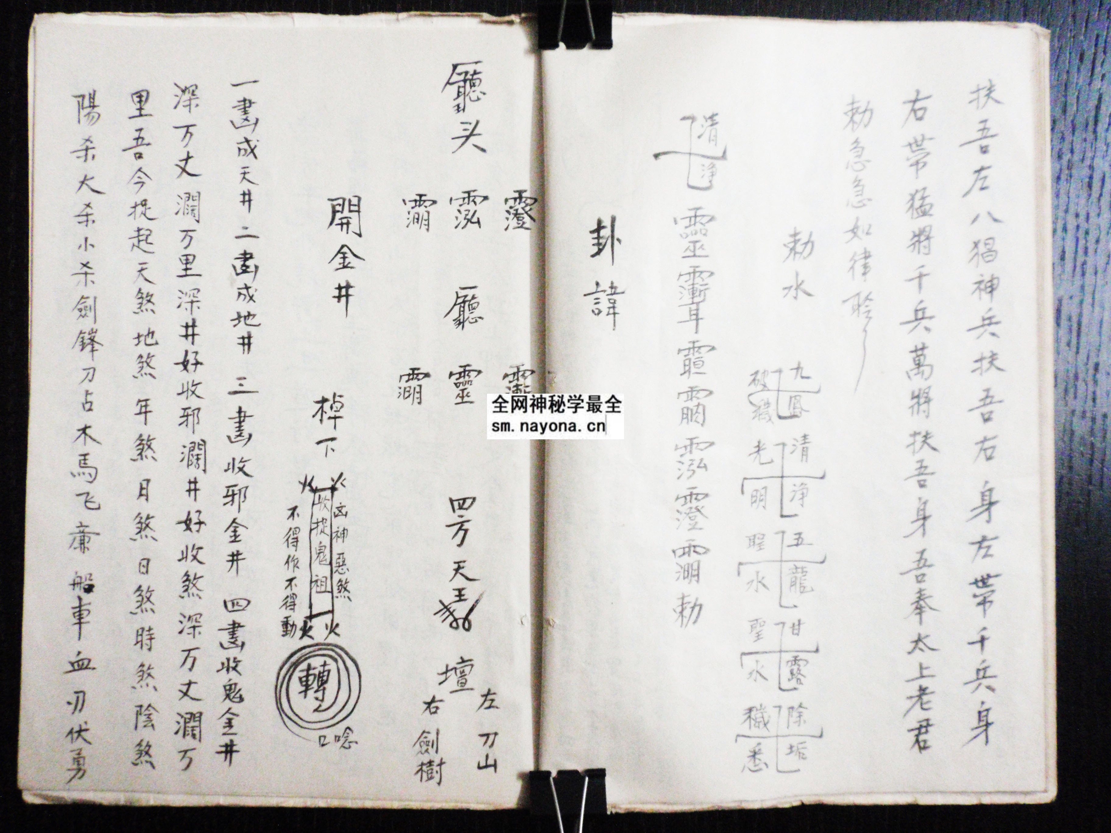 闾山符科(八本）  （原书）