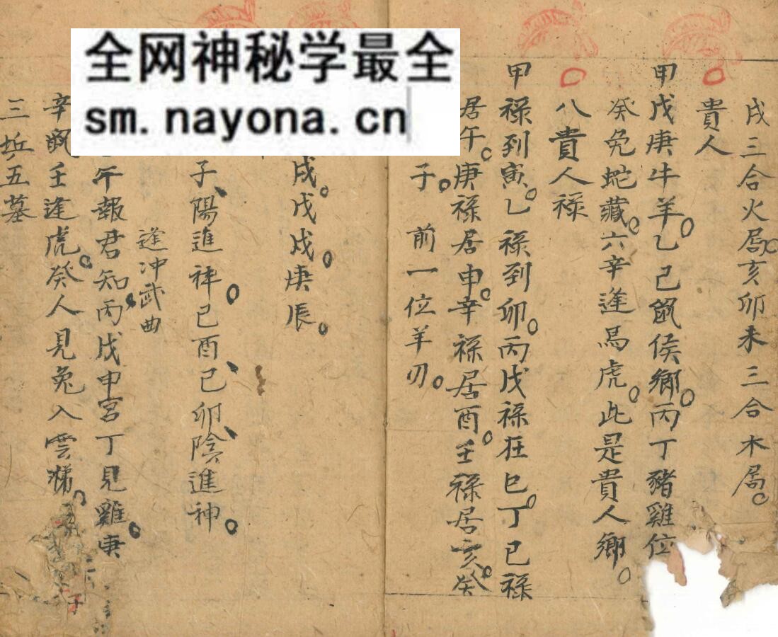 命理古籍《万命归宗》