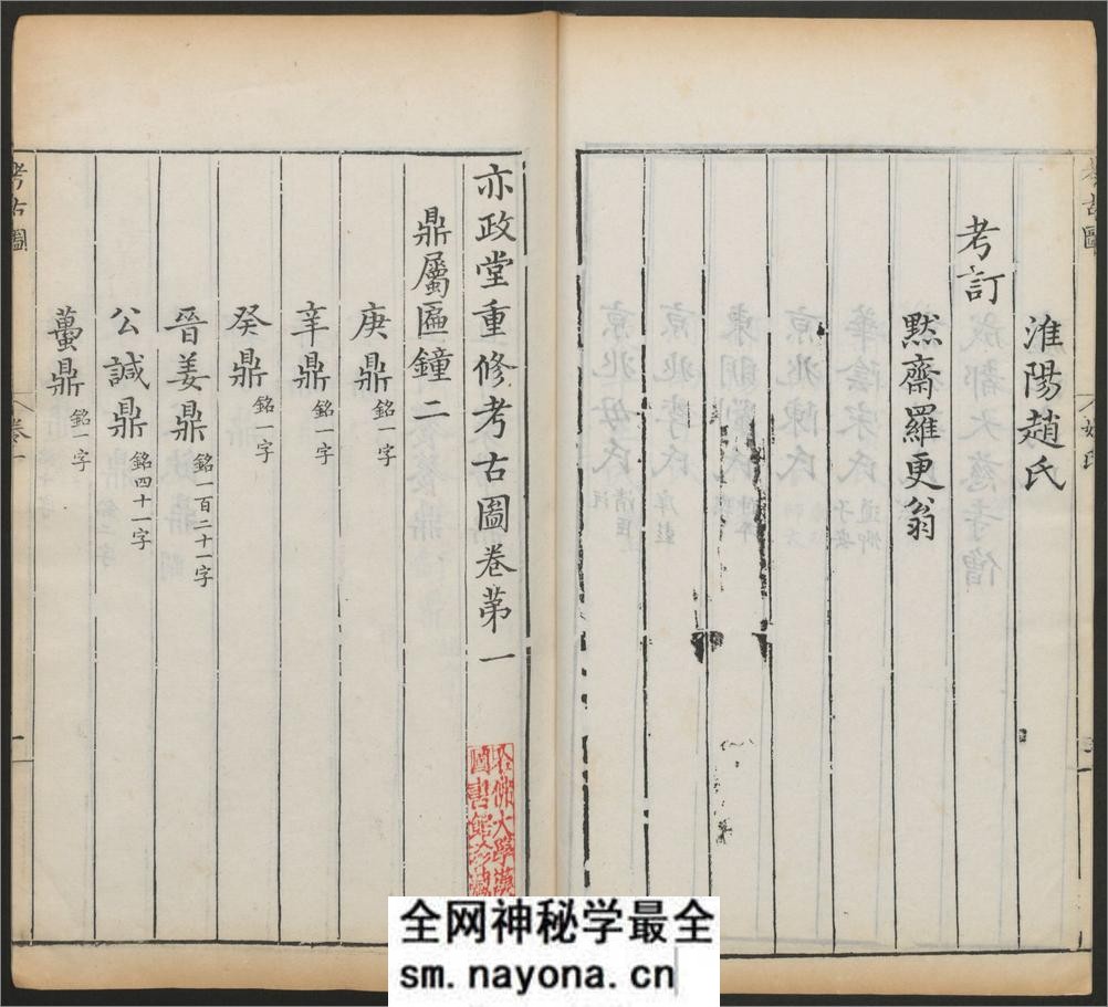 亦政堂重修考古图.10卷.宋吕大临撰.清乾隆17年黄氏亦政堂校刊本.1752年 - 第18页预览图