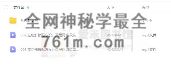 宠物鲜粮配方设计网络课