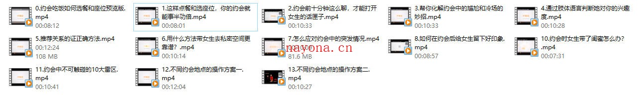 坏男孩吧啦老师《三次约会搞定高分女》