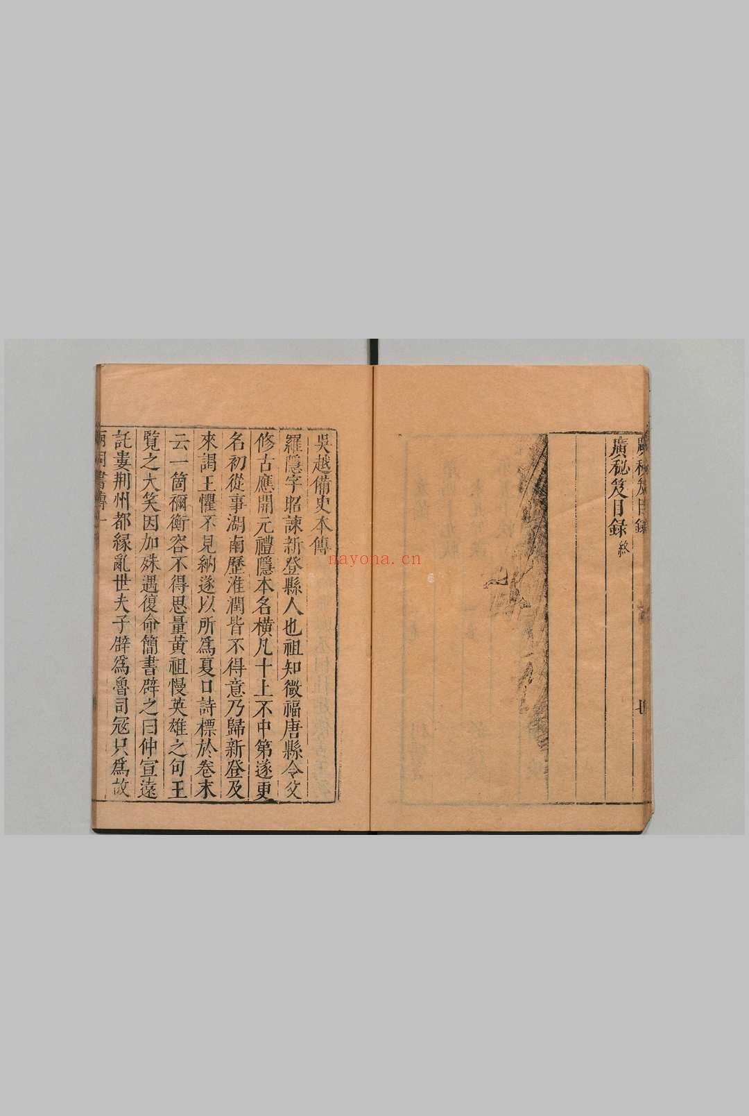 亦政堂镌陈眉公家藏广秘笈 陈继儒,明万历43年