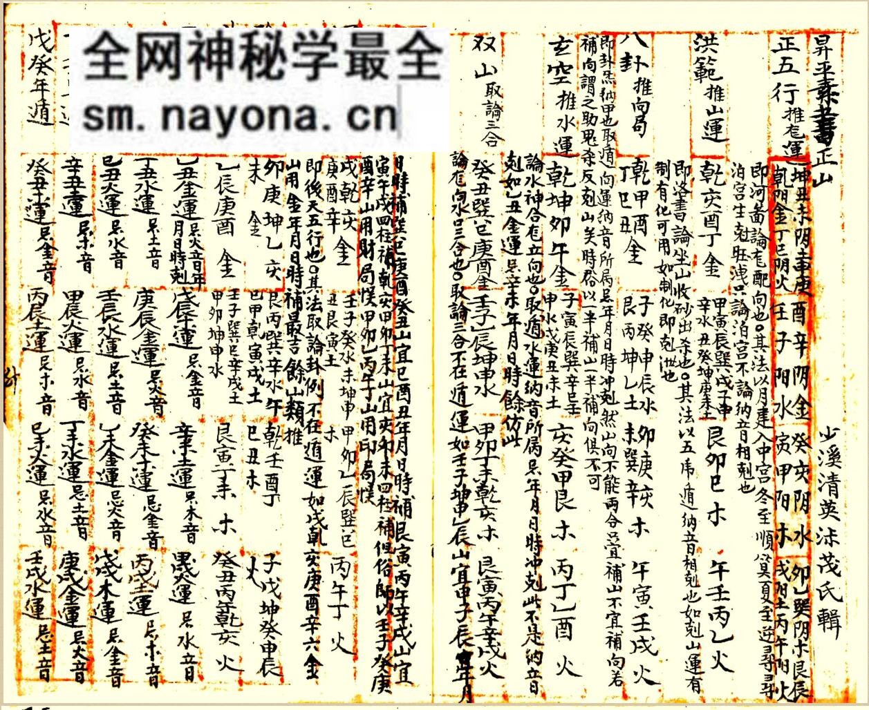奇门古籍《奇门数术》