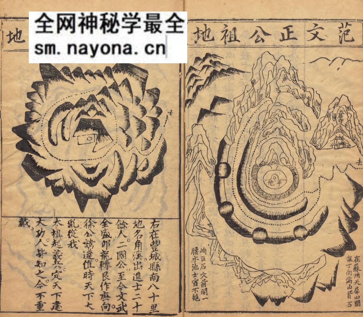 《天下名墓之图》