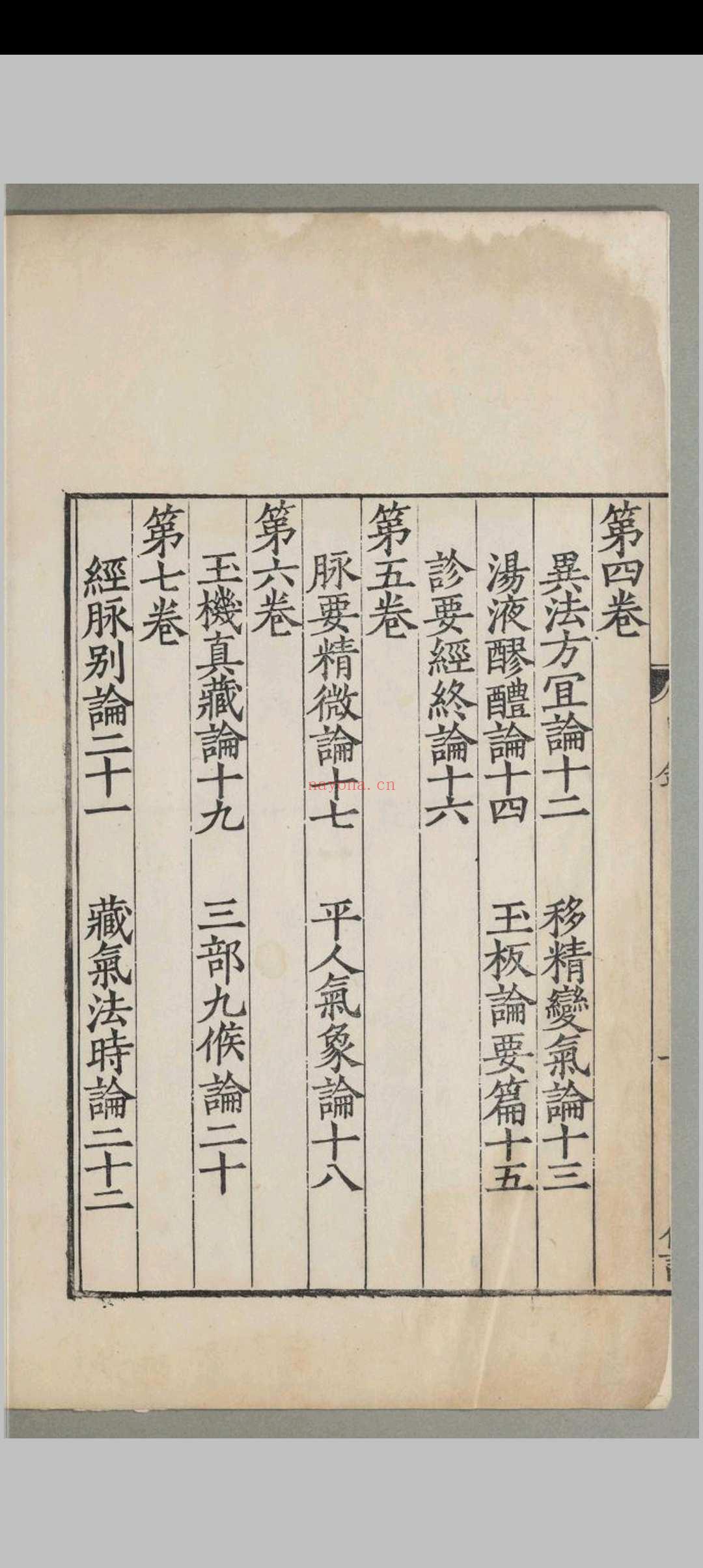 重广补注黄帝内经素问.二十四卷