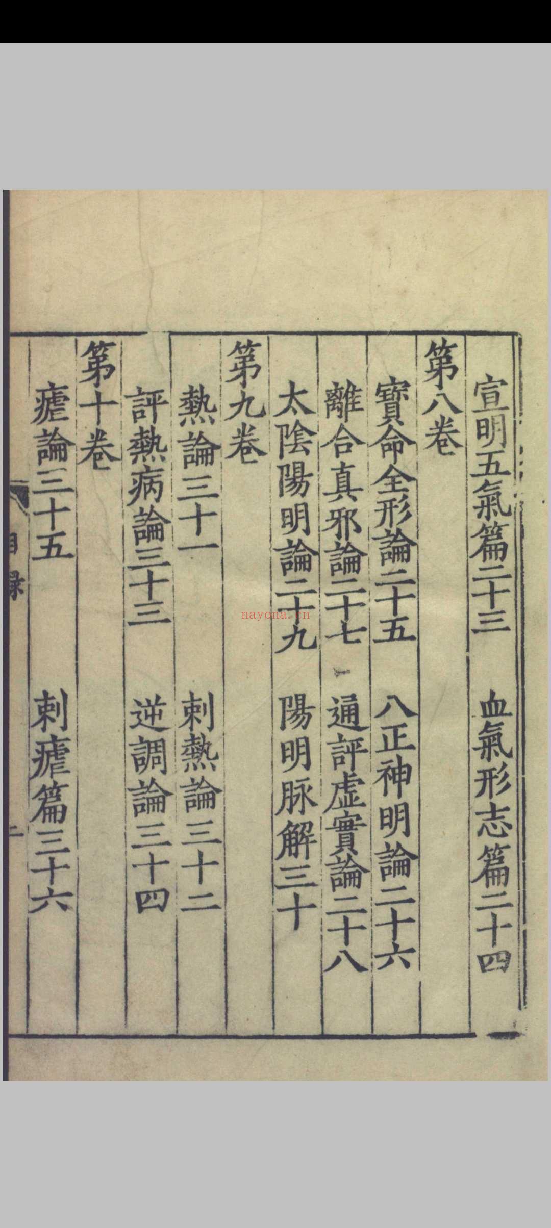 重广补注黄帝内经素问.二十四卷.唐.王冰.注.宋.林亿.校正.宋.孙兆.改误.刻本.影宋