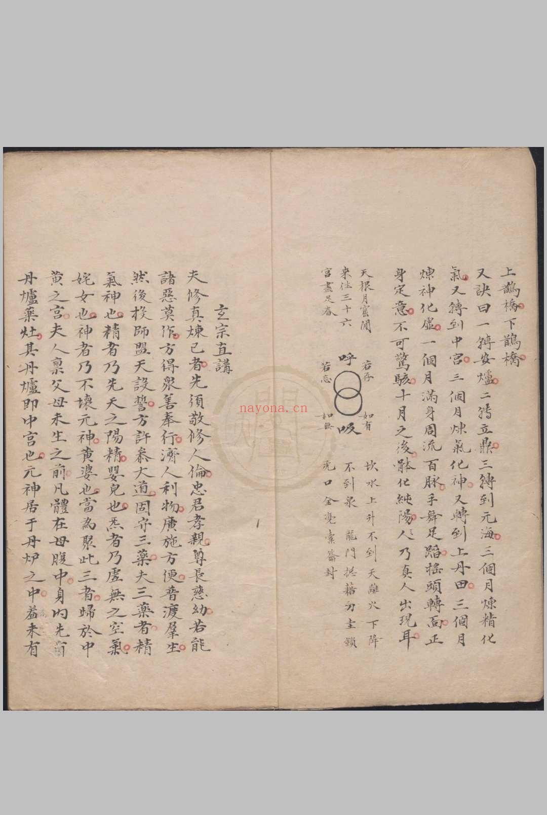 玄宗秘旨一卷(抄本,(明)张一元
