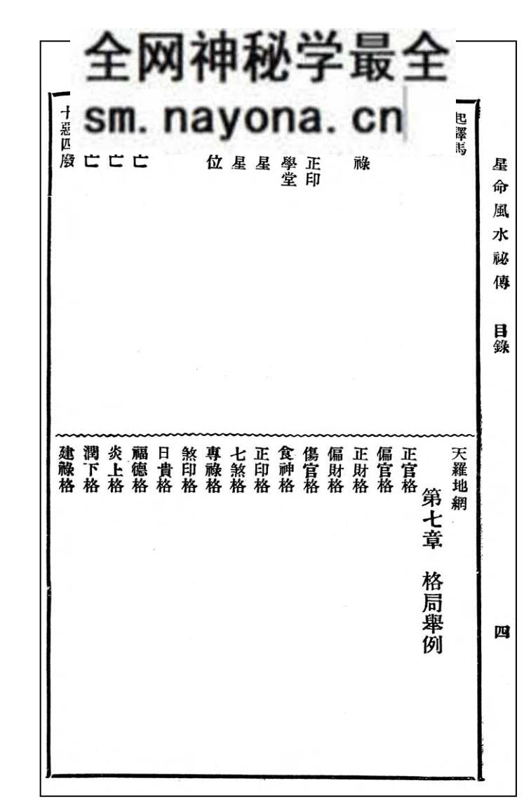 《星命风水秘传百日通》