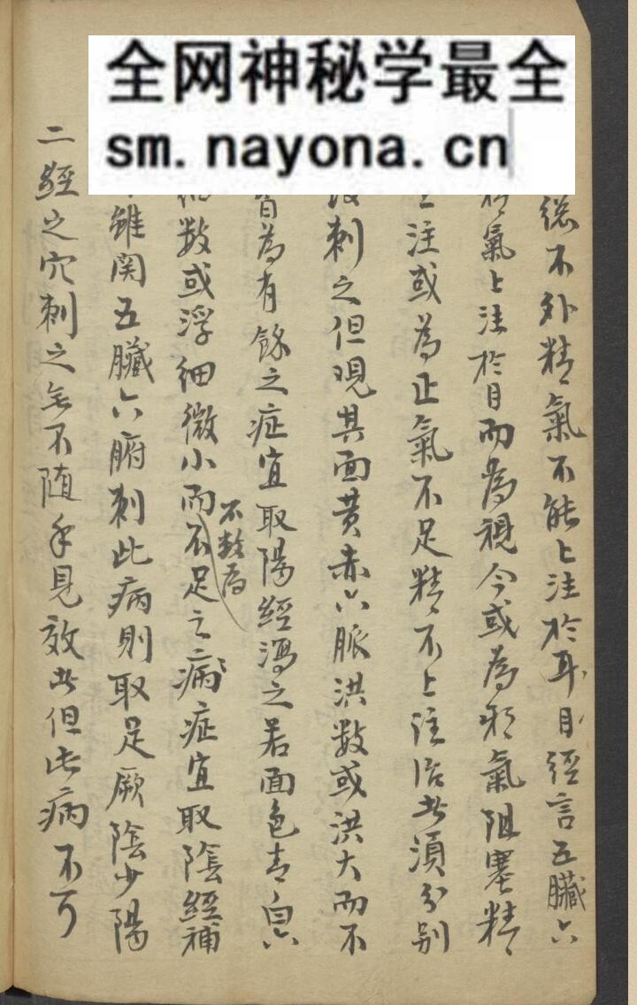 中医针灸古籍《亲验针灸汇录》