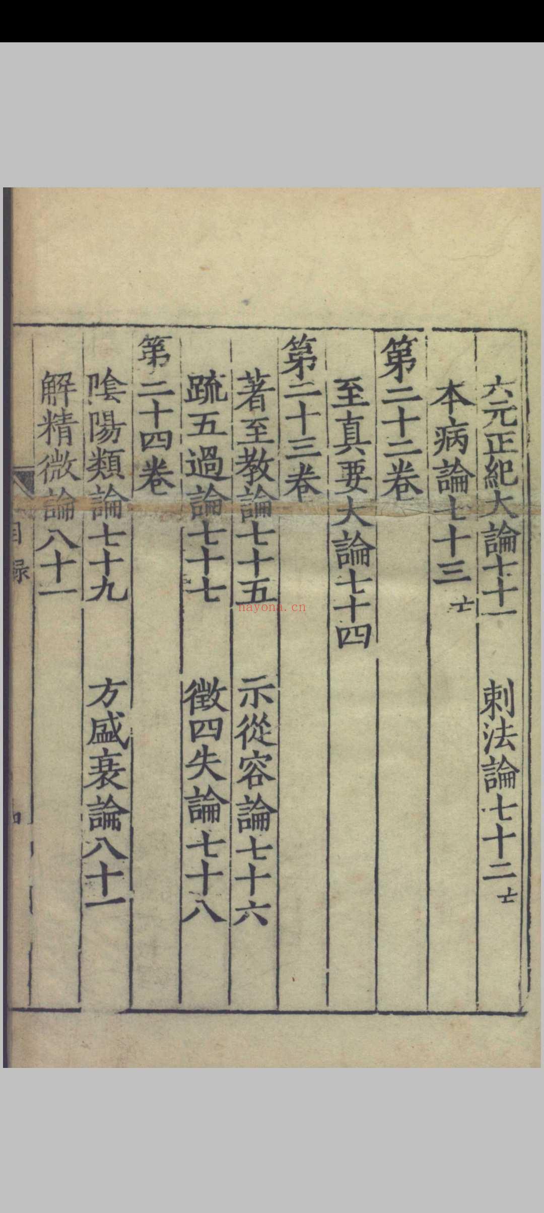 重广补注黄帝内经素问.二十四卷.唐.王冰.注.宋.林亿.校正.宋.孙兆.改误.刻本.影宋