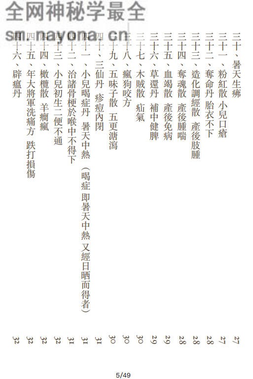 【稀缺绝版】经验秘方