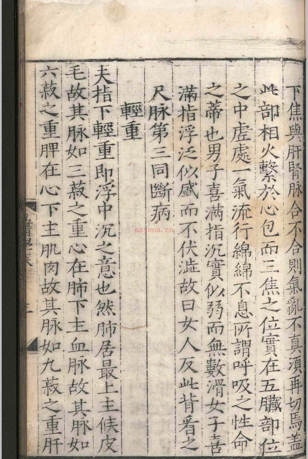 医学统旨.六卷.叶文龄.明嘉靖十四年