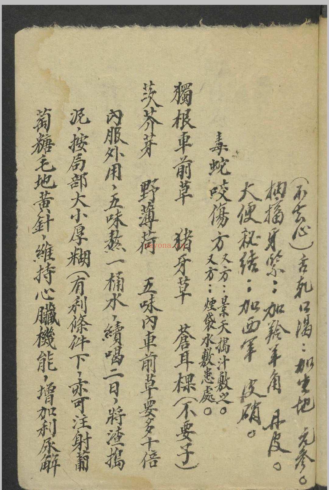 验方闻见录·杂证