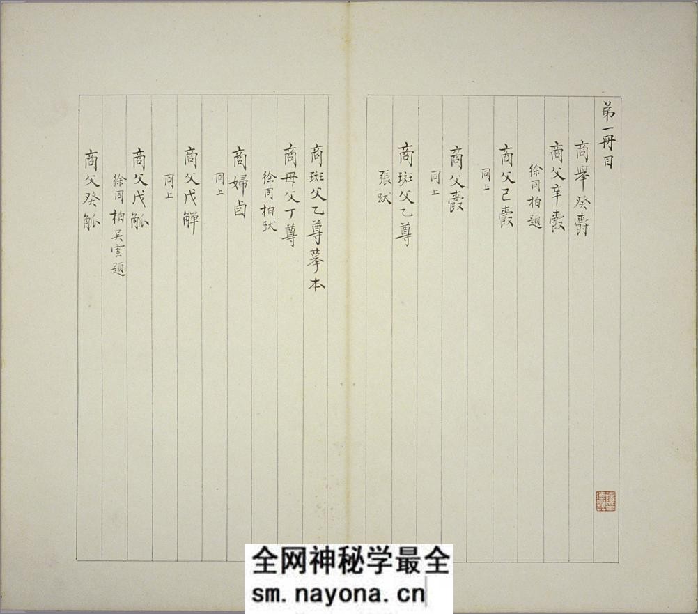 清仪阁所藏古器物文.十册.清.张廷济编.清手拓手写原稿本 - 第4页预览图