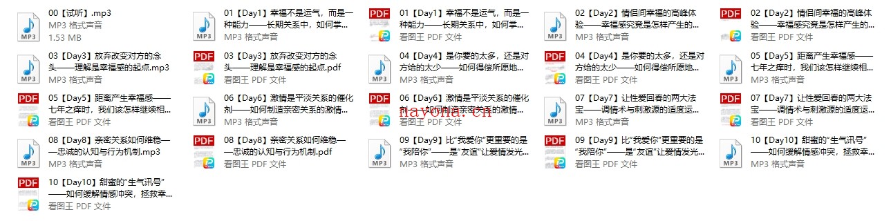 Chic原醉《幸福感提升的秘诀》完结
