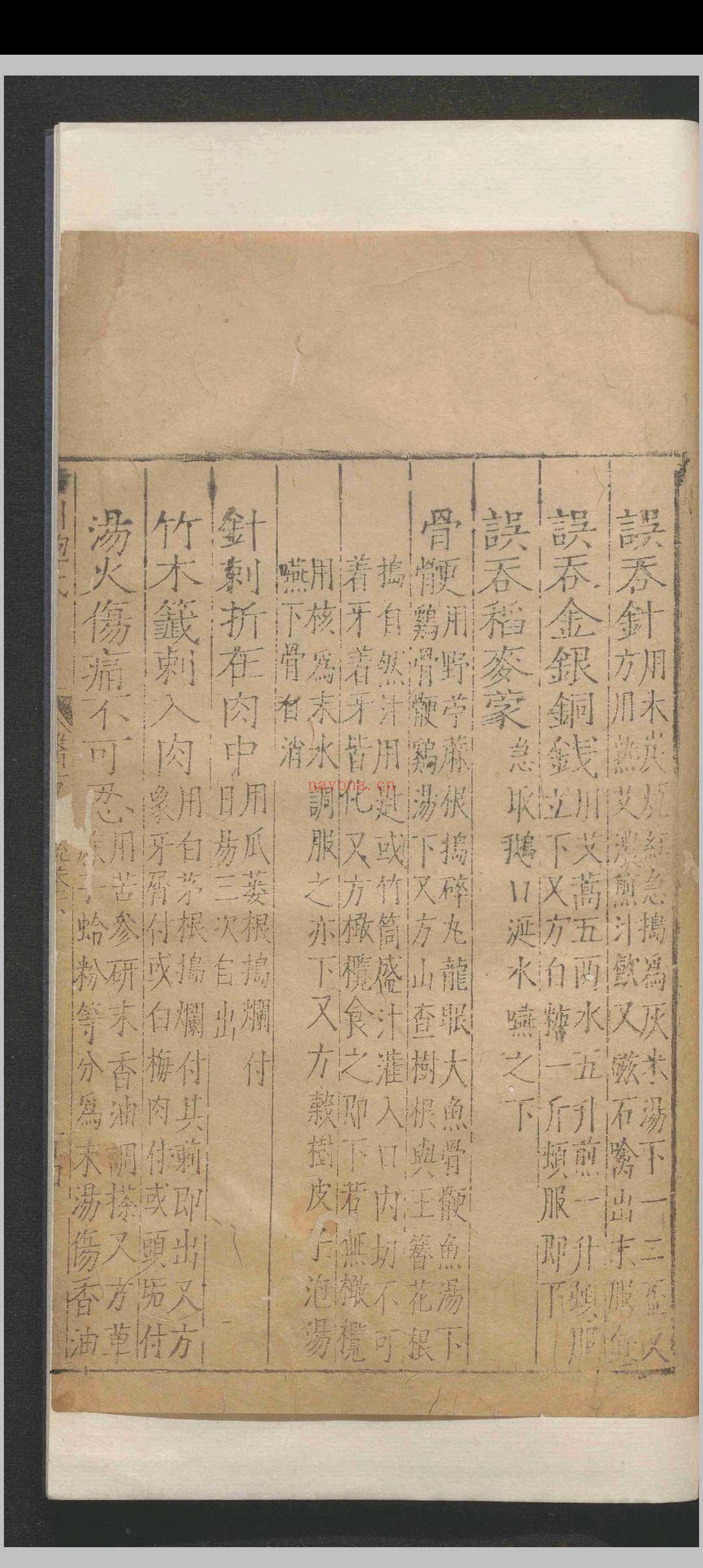 新刊医方约说.二卷.鲍叔鼎.明嘉靖间.刻本