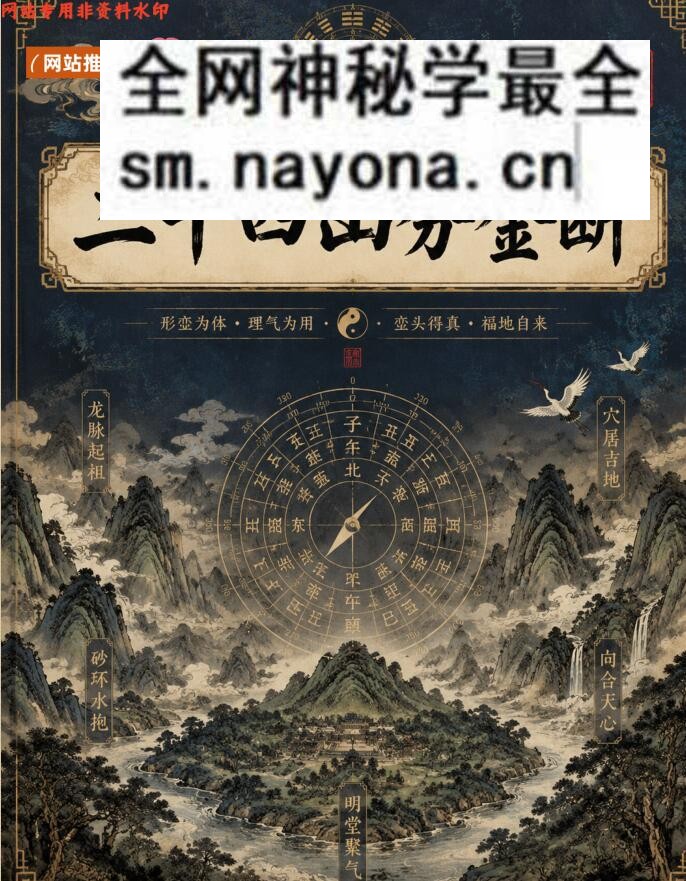 《二十四山分金断》